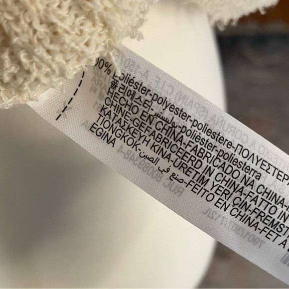 New Zara Textured Light Beige Sweater - Picture 10 of 14